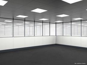 Hallenbüro 4-seitig 2,50 x 2,50 m 6,25 m² (HB4-2525)